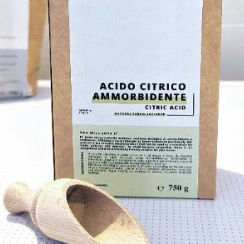 acido citrico,da 750g - ammorbidente naturale, efficace  e biodegradabile. Prodotto made in Italy